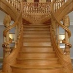 Деревянные лестницы в современной архитектуре помещений